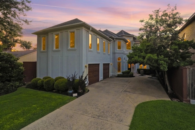5206 Stamper Way, Houston, TX 77056 - view of side of property featuring driveway and a garage