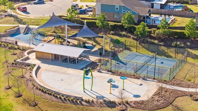 1526 Oakdale Crest Rd, Montgomery, TX 77316 - aerial view of property and surrounding area