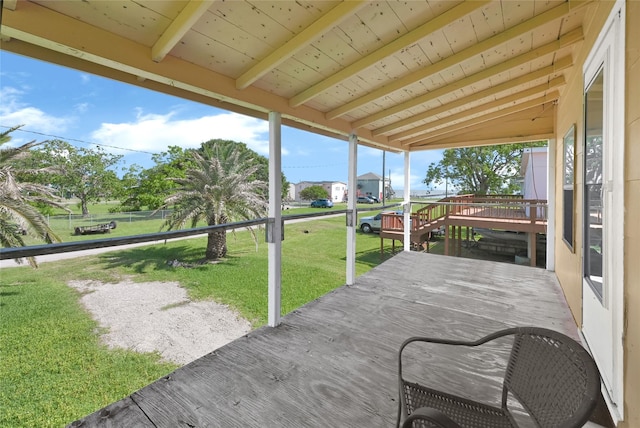 116 Linda St, Anahuac, TX 77514 - view of sunroom / solarium