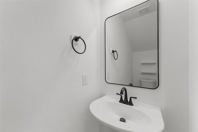 bathroom with a sink