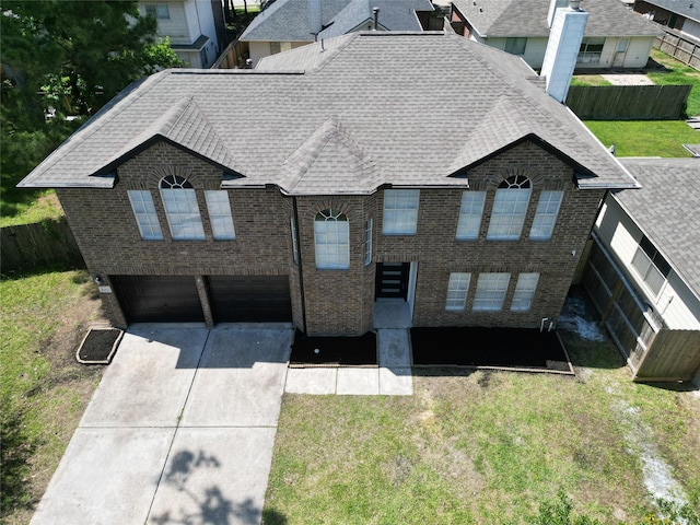 aerial view of property and surrounding area