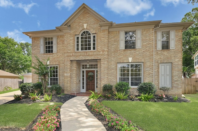 22802 Pennyrile Ln, Katy, TX 77450 - colonial-style house featuring brick siding