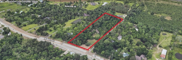 1408 N Main St, Highlands, TX 77562 - view of property location featuring property boundaries highlighted