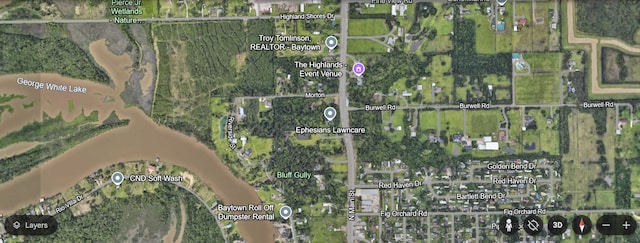 1408 N Main St, Highlands, TX 77562 - aerial overview of property's location
