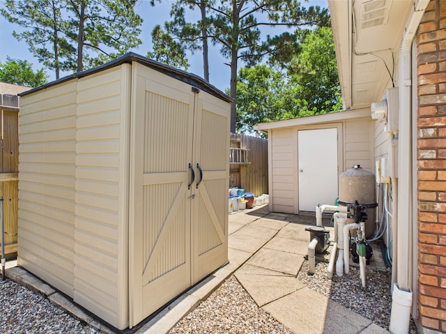 4210 Rock Springs Dr, Houston, TX 77345 - view of shed with fence