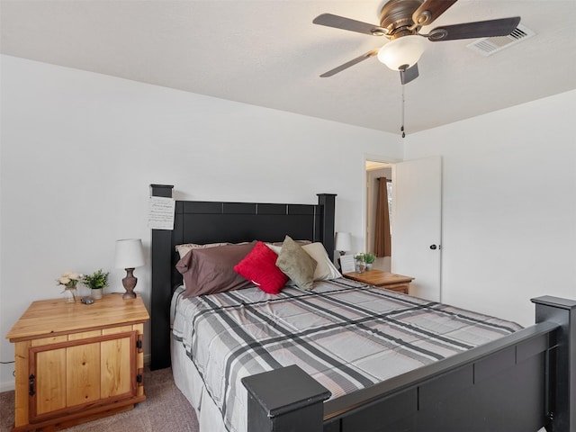 11823 Elizabeth Ct, Pinehurst, TX 77362 - carpeted bedroom with ceiling fan