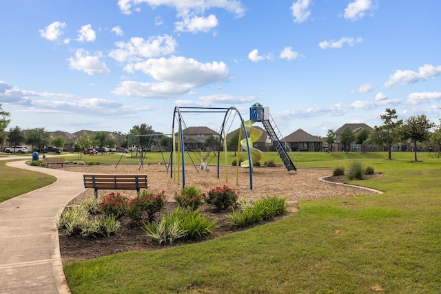 15314 Ashbrook Dove Ln, Cypress, TX 77429 - community play area featuring a lawn