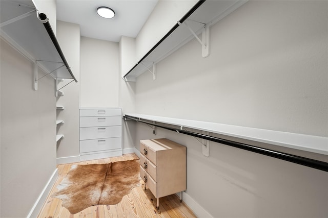 1728 Nicholson St, Houston, TX 77008 - walk in closet with light wood finished floors