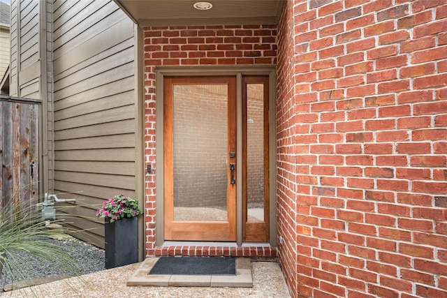 1728 Nicholson St, Houston, TX 77008 - view of exterior entry with brick siding