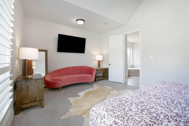 3207 Sweet Audrey Ln, Richmond, TX 77406 - carpeted bedroom featuring vaulted ceiling