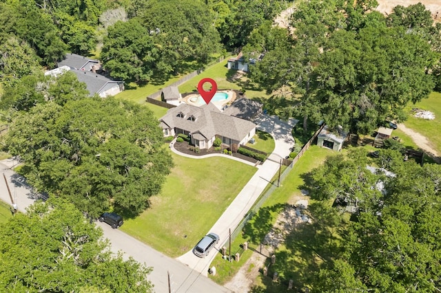 25187 Hill And Dale Ave, Splendora, TX 77372 - drone / aerial view