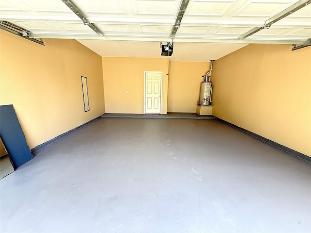 19646 Ballina Meadows Dr, Katy, TX 77449 - garage with water heater and a garage door opener