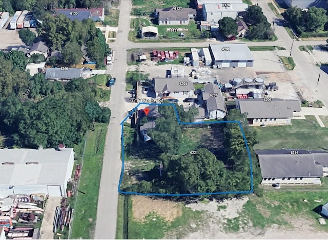 6221 Conley St, Houston, TX 77021 - aerial view of residential area with property boundaries highlighted