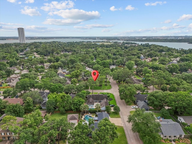 618 Forest Lake Dr, Seabrook, TX 77586 - aerial view of residential area featuring a nearby body of water