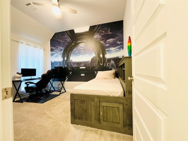 2507 Elmwood Trl, Katy, TX 77493 - carpeted bedroom with vaulted ceiling
