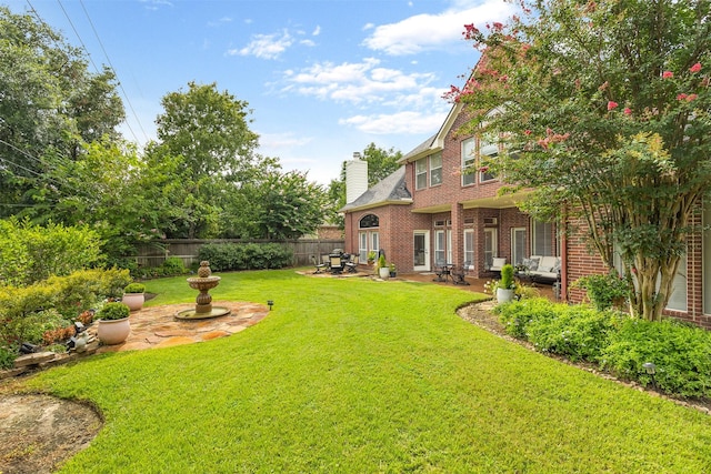5819 Desert Oak Way, Spring, TX 77379 - view of yard with a patio