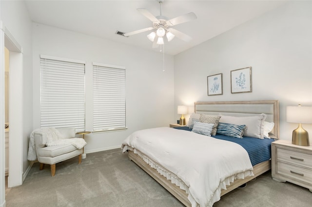 5819 Desert Oak Way, Spring, TX 77379 - bedroom with carpet floors, baseboards, and a ceiling fan