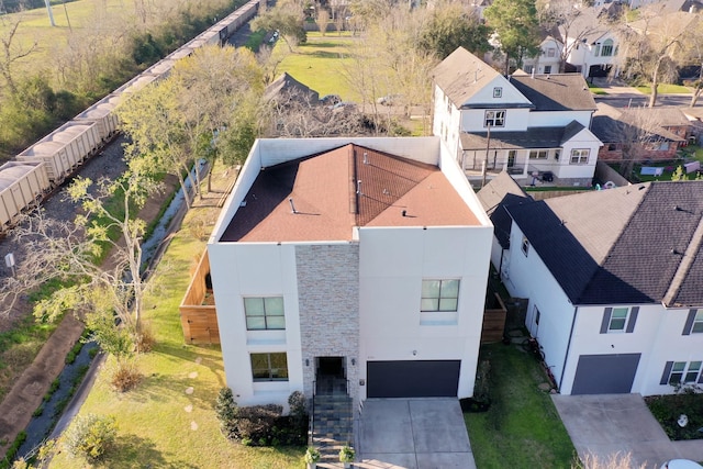 4301 Vivian St, Bellaire, TX 77401 - aerial view of residential area