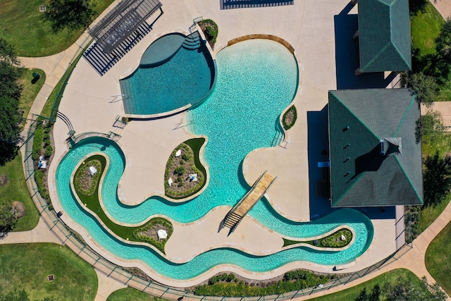 20103 Kirkstone Terrace Ct, Spring, TX 77379 - bird's eye view of a pool
