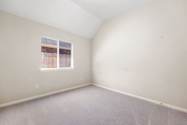 10446 Antelope Aly, Missouri City, TX 77459 - carpeted spare room with baseboards and lofted ceiling