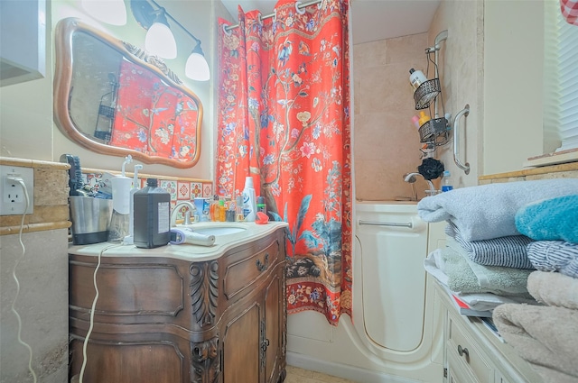 30926 Hilltop Ln, Magnolia, TX 77354 - full bath featuring vanity and shower / bath combo