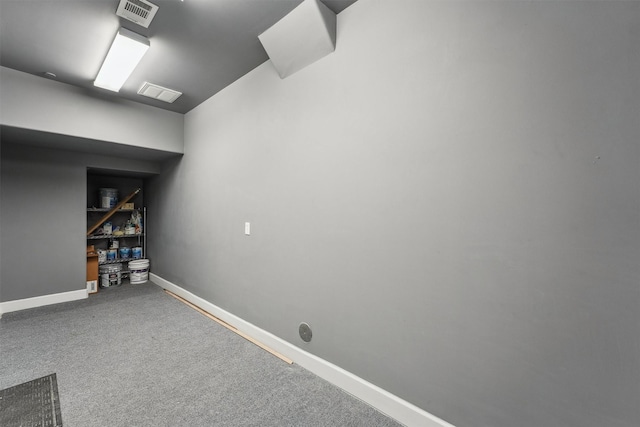 3302 Audley St Unit 110, Houston, TX 77098 - below grade area featuring carpet and baseboards