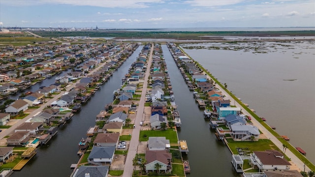 1252 Sailfish St, Bayou Vista, TX 77563 - aerial view of property's location featuring nearby suburban area and a nearby body of water