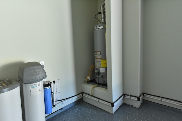 5118 Kingship Ct, Katy, TX 77493 - utility room with gas water heater