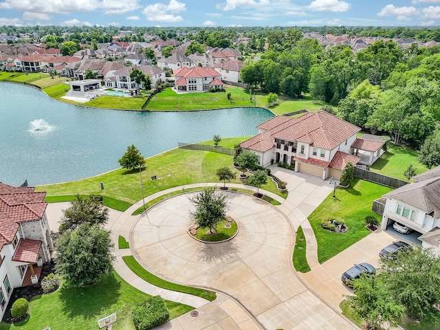 5450 Pudman River Ln, Sugar Land, TX 77479 - aerial perspective of suburban area featuring a large body of water