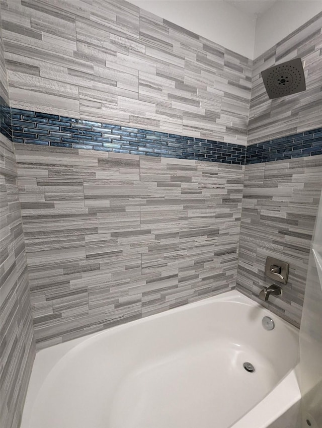 4202 Blue Sage Ter, Spring, TX 77388 - full bathroom featuring washtub / shower combination