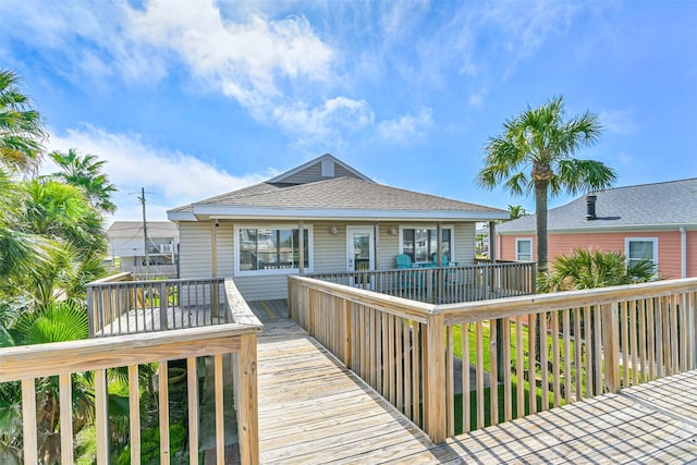 4606 Jamaica Cove Rd, Jamaica Beach, TX 77554 - view of deck
