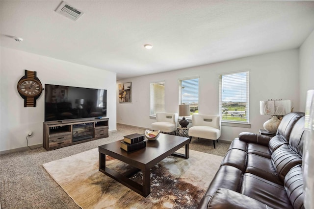 14714 Sweet Water Dr, Baytown, TX 77523 - carpeted living area with baseboards