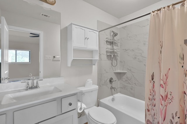 10066 Preserve Way, Conroe, TX 77385 - full bathroom featuring shower / bath combo with shower curtain, toilet, and vanity