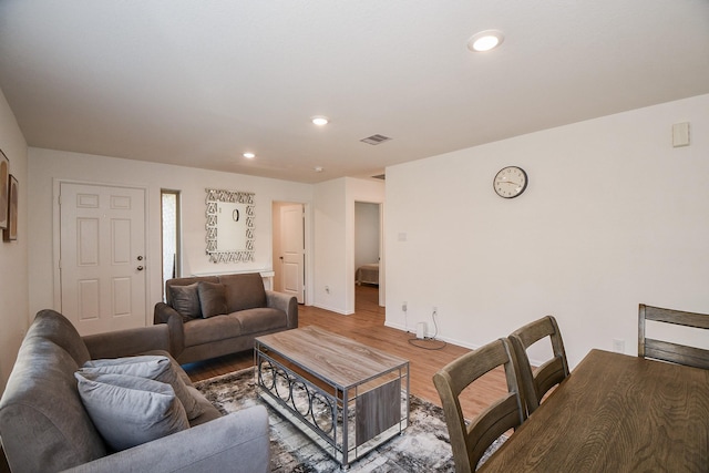 9315 Sierra Point Way, Baytown, TX 77521 - living area with wood finished floors, recessed lighting, and baseboards