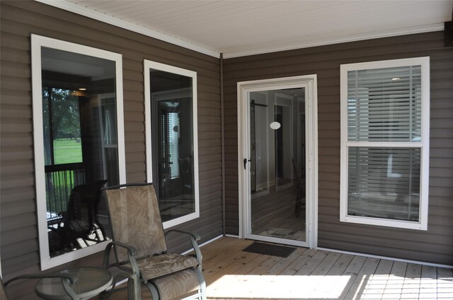 280 Lakewood Cir, Brenham, TX 77833 - doorway to property with a wooden deck