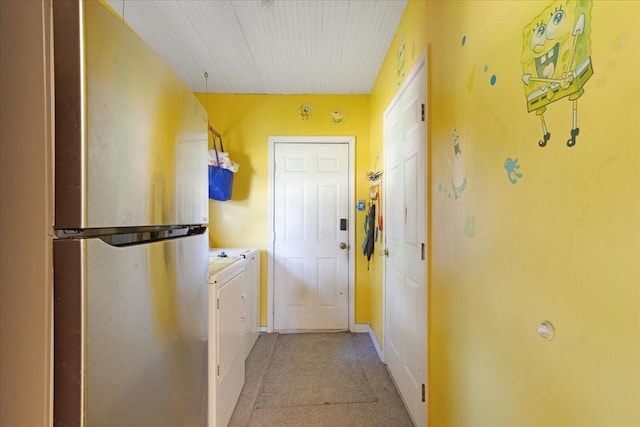 3929 Almeda Genoa Rd, Houston, TX 77047 - hallway featuring washer and dryer