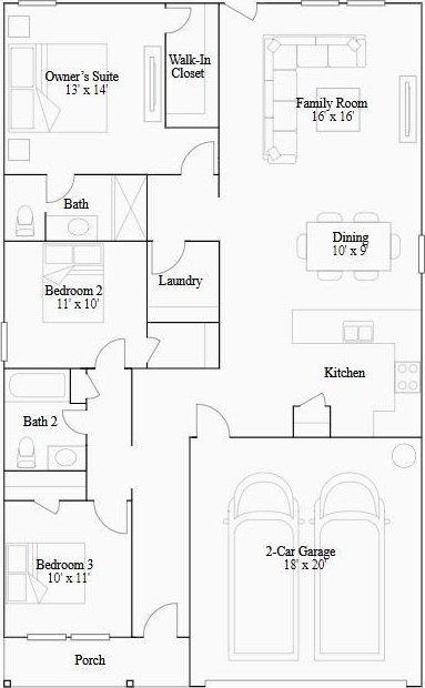 464 Shoreview Dr, Conroe, TX 77303 - property floor plan