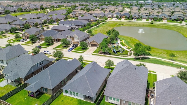 14923 Cutleaf Ln, Cypress, TX 77429 - aerial perspective of suburban area featuring a large body of water