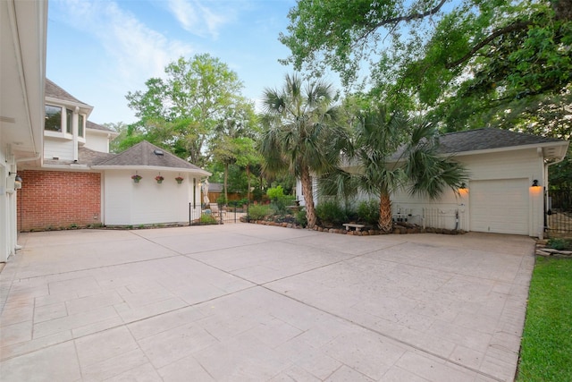 513 Rancho Bauer Dr, Houston, TX 77079 - exterior space featuring concrete driveway and an attached garage