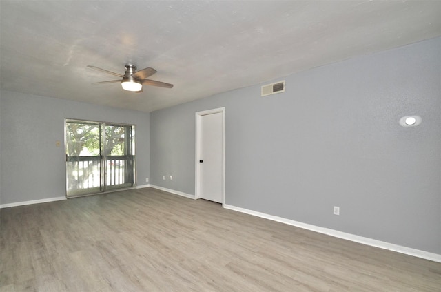1516 Bay Area Blvd Unit C6, Houston, TX 77058 - unfurnished room with ceiling fan, wood finished floors, and baseboards