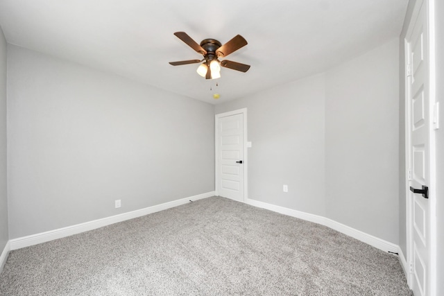 7622 Parker Rd, Houston, TX 77016 - unfurnished room with carpet, a ceiling fan, and baseboards
