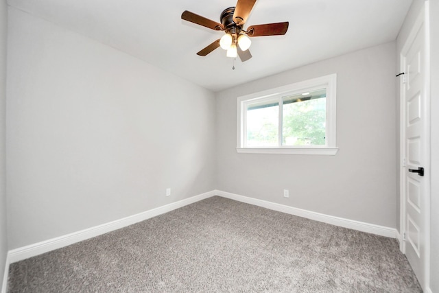 7622 Parker Rd, Houston, TX 77016 - unfurnished bedroom featuring carpet flooring, baseboards, and a ceiling fan