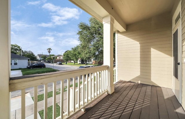5323 Menard Ave, Galveston, TX 77551 - balcony with a residential view