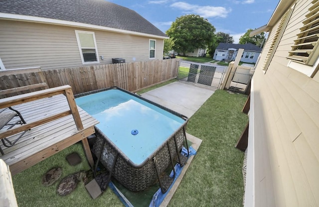 5323 Menard Ave, Galveston, TX 77551 - view of pool featuring a gate