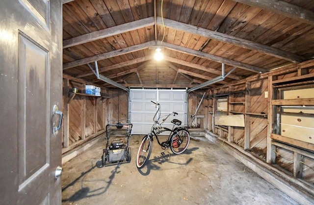 5323 Menard Ave, Galveston, TX 77551 - view of garage