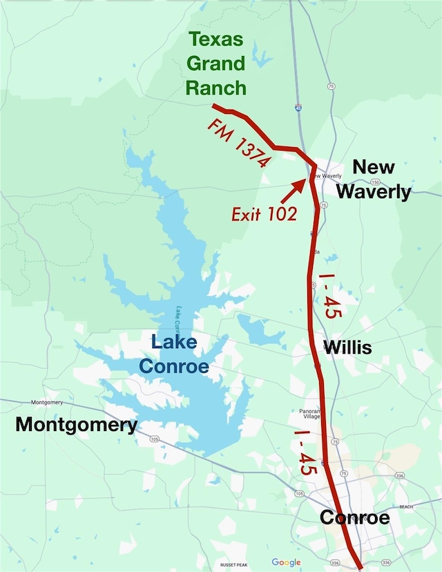 1-2-7 Texas Grand Rd, Huntsville, TX 77340