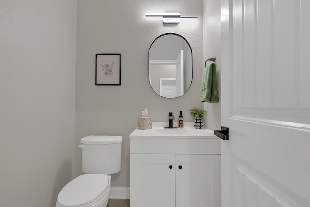 10718 Winding Green Dr, Humble, TX 77338 - half bath with vanity and toilet