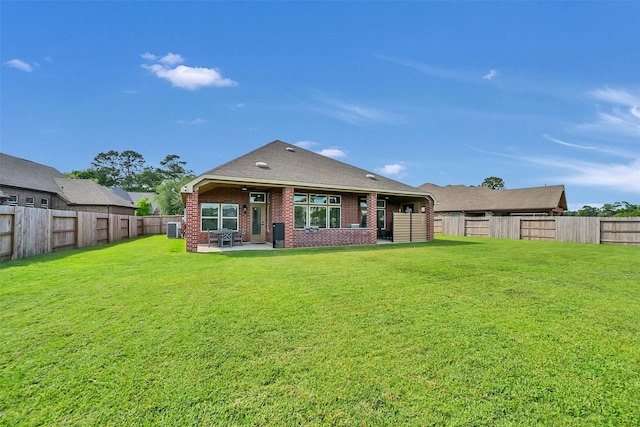10718 Winding Green Dr, Humble, TX 77338 - back of property featuring a patio and brick siding