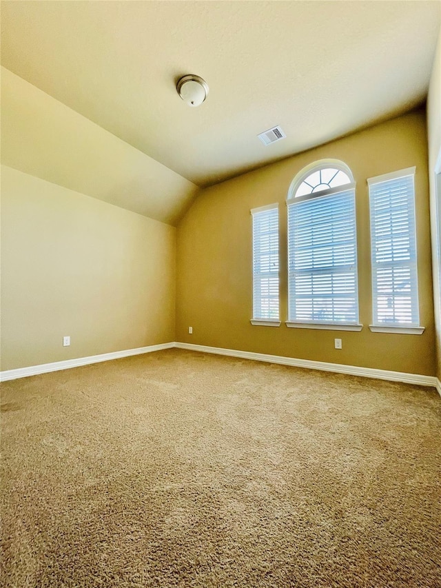 3411 Hawkins Glen Ln, Katy, TX 77449 - additional living space featuring carpet flooring, lofted ceiling, and baseboards