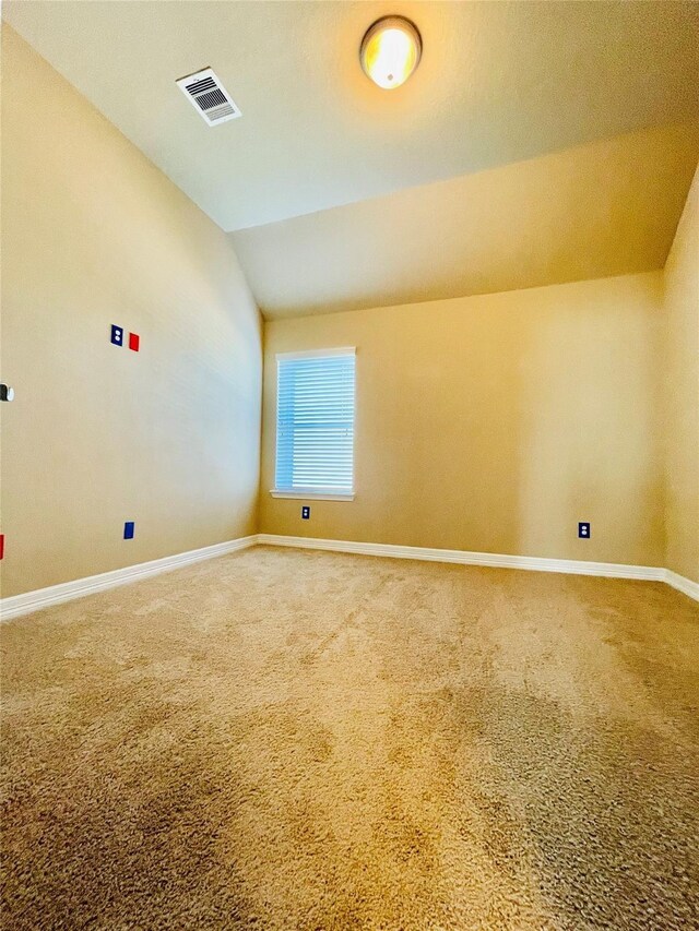 3411 Hawkins Glen Ln, Katy, TX 77449 - carpeted spare room with lofted ceiling and baseboards
